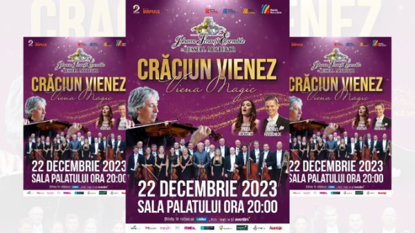 Orchestra JOHANN STRAUSS ENSEMBLE aduce povestea magică a Crăciunului Vienez în fața a peste 10.000 de români!