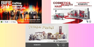 ROMEXPO lansează programul expozițional de toamnă cu BIFE SIM, COSMETICS BEAUTY HAIR și ANTIQUE MARKET II